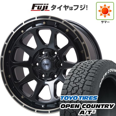 【新品国産車用6穴139.7】 夏タイヤ ホイール4本セット 265/65R18 トーヨー オープンカントリー A/T III RWL/RBL レアマイスター LMG DIEZ グロスブラック/ブロンズクリア 8J 18インチ(送料無料)