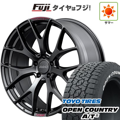 【新品国産車用5穴100】 夏タイヤ ホイール4本セット 225/60R17 トーヨー オープンカントリー A/T III RWL/RBL RAYS レイズ ホムラ 2X7FT SPORT EDITION 17インチ(送料無料)｜フジ スペシャルセレクション 147,400円