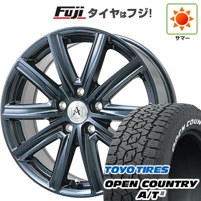 【新品国産車用5穴114.3】 夏タイヤ ホイール4本セット 225/60R17 トーヨー オープンカントリー A/T III RWL/RBL テクノピア アフロディーテ MZ 17インチ(送料無料)｜フジ スペシャルセレクション