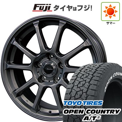 【新品国産車用5穴114.3】 夏タイヤ ホイール4本セット 225/60R17 トーヨー オープンカントリー A/T III RWL/RBL テクノピア カリテス S316 17インチ(送料無料)｜フジ スペシャルセレクション