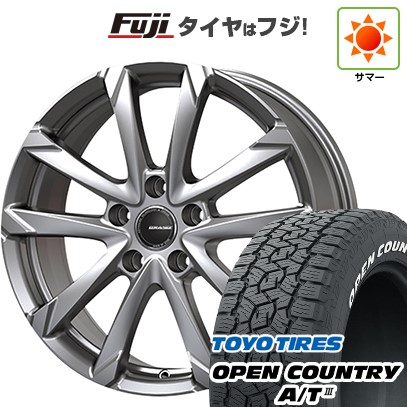 【新品国産車用5穴114.3】 夏タイヤ ホイール4本セット 225/60R17 トーヨー オープンカントリー A/T III RWL/RBL コーセイ クレイシズ GC36F 17インチ(送料無料)｜フジ スペシャルセレクション