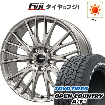 【新品国産車用5穴114.3】 夏タイヤ ホイール4本セット 225/60R17 トーヨー オープンカントリー A/T III RWL/RBL コーセイ クレイシズ SE48 17インチ(送料無料)｜フジ スペシャルセレクション