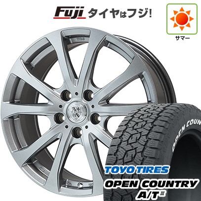 【新品国産車用5穴114.3】 夏タイヤ ホイール4本セット 225/60R17 トーヨー オープンカントリー A/T III RWL/RBL ビッグウエイ TRG-バーンII 7J 17インチ(送料無料)|フジ スペシャルセレクション