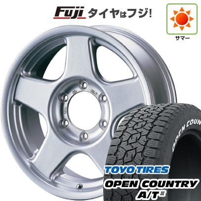 【新品】ジムニーシエラ/ジムニーノマド 夏タイヤ ホイール4本セット 215/70R16 トーヨー オープンカントリー A/T III RWL/RBL フォーバイフォーエンジニア ブラッドレー V 16インチ(送料無料)|フジ スペシャルセレクション