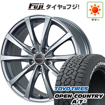 【新品国産車用5穴114.3】 夏タイヤ ホイール4本セット 225/60R17 トーヨー オープンカントリー A/T III RWL/RBL ブリヂストン バルミナ LS10 17インチ(送料無料)|フジ スペシャルセレクション