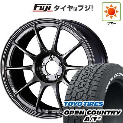 【新品国産車用5穴100】 夏タイヤ ホイール4本セット 225/60R17 トーヨー オープンカントリー A/T III RWL/RBL WEDS ウェッズスポーツ TC-105X フォージド 17インチ(送料無料)｜フジ スペシャルセレクション