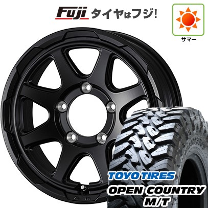 【新品】ジムニー 夏タイヤ ホイール4本セット 195R16C 104/102Q トーヨー オープンカントリー M/T WEDS ウェッズアドベンチャー スタットベルク 5.5J 16インチ(送料無料)