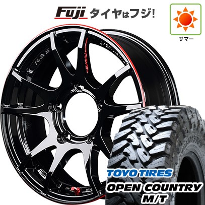 【新品】ジムニー 夏タイヤ ホイール4本セット 195R16C 104/102Q トーヨー オープンカントリー M/T RAYS レイズ グラムライツ 57JV REV LIMIT EDITION 5.5J 16インチ(送料無料) 109,725円