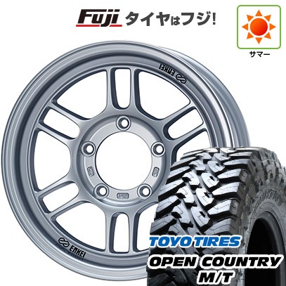 【新品】ジムニー 夏タイヤ ホイール4本セット 195R16C 104/102Q トーヨー オープンカントリー M/T ENKEI エンケイ ALLROAD RPT1 5.5J 16インチ(送料無料)