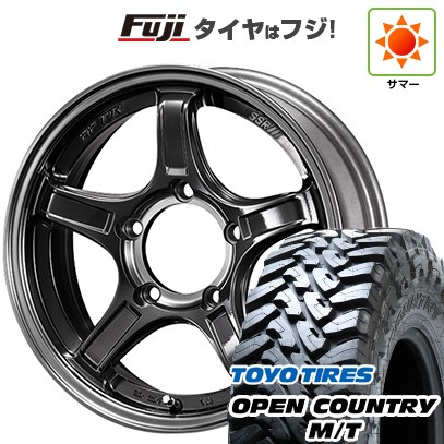 【新品】ジムニー 夏タイヤ ホイール4本セット 195R16C 104/102Q トーヨー オープンカントリー M/T SSR ディバイド X03J 5.5J 16インチ(送料無料)