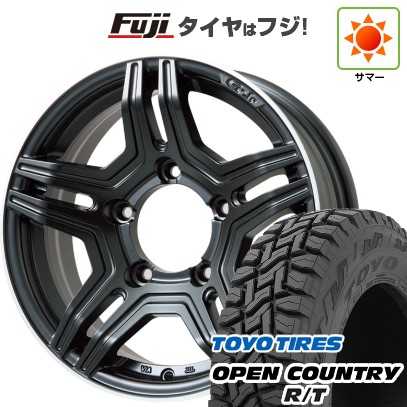 【新品】ジムニーシエラ/ジムニーノマド 夏タイヤ ホイール4本セット 215/70R16 トーヨー オープンカントリー R/T RBL プレミックス グラバス-Jr(マットブラック/リムポリッシュ) 16インチ(送料無料)｜フジ スペシャルセレクション