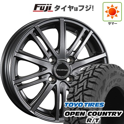 【新品 軽自動車】軽トラ 軽バン 夏タイヤ ホイール4本セット 145/80R12 80/78N トーヨー オープンカントリー R/T RBL ブリヂストン バルミナ BR10 12インチ(送料無料) サマータイヤ|フジ スペシャルセレクション
