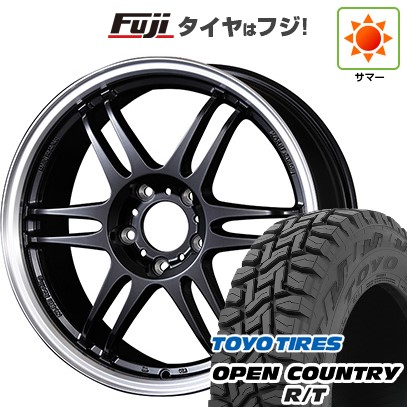 【新品国産車用5穴114.3】 夏タイヤ ホイール4本セット 225/60R17 トーヨー オープンカントリー R/T RBL コーセイ K-1レーシング レヴ 17インチ(送料無料)｜フジ スペシャルセレクション