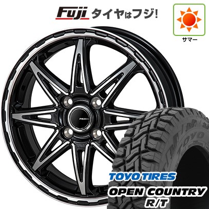 【新品 軽自動車】軽トラ 軽バン 夏タイヤ ホイール4本セット 145/80R12 80/78N トーヨー オープンカントリー R/T RBL モンツァ ピエディーノ スタイルS 12インチ(送料無料)|フジ スペシャルセレクション