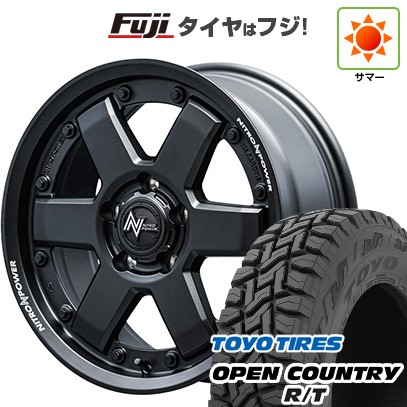 【新品】デリカD5 夏タイヤ ホイール4本セット 215/70R16 トーヨー オープンカントリー R/T RBL MID WHEELS NITRO POWER M6 カービン 16インチ(送料無料)|フジ スペシャルセレクション