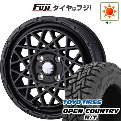 【新品 軽自動車】軽トラ 軽バン 夏タイヤ ホイール4本セット 145/80R12 80/78N トーヨー オープンカントリー R/T RBL WEDS ウェッズアドベンチャー マッドヴァンス 09 12インチ(送料無料) サマータイヤ|フジ スペシャルセレクション