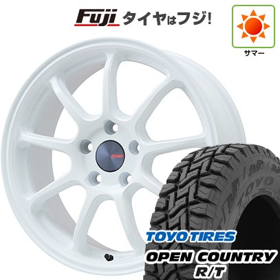 【新品国産車用5穴114.3】 夏タイヤ ホイール4本セット 225/60R17 トーヨー オープンカントリー R/T RBL ENKEI エンケイ PF09 フジオリジナルカラー 17インチ(送料無料)｜フジ スペシャルセレクション