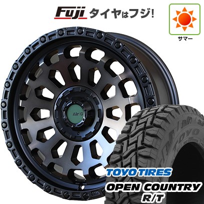 【新品国産車用5穴114.3】 夏タイヤ ホイール4本セット 225/60R17 トーヨー オープンカントリー R/T RBL フォーバイフォーエンジニア エアージー ヴァルカン ゴーストエディション 17インチ(送料無料)｜フジ スペシャルセレクション