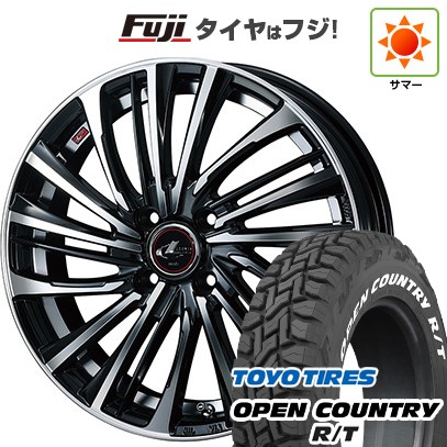 【新品 軽自動車】タフト ソリオ 夏タイヤ ホイール4本セット 165/65R15 トーヨー オープンカントリー R/T RWL/RBL WEDS ウェッズ レオニス FS 4.5J 15インチ(送料無料)｜フジ スペシャルセレクション 74,525円