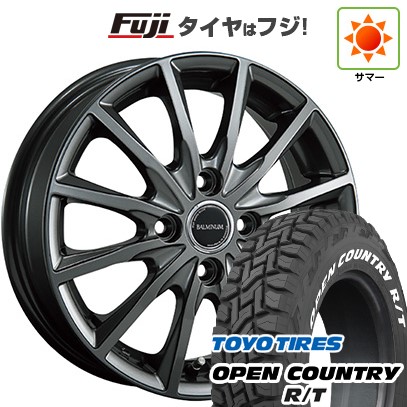 【新品 軽自動車】ハスラー デリカミニ(4WD) 夏タイヤ ホイール4本セット 165/60R15 トーヨー オープンカントリー R/T RWL/RBL ブリヂストン バルミナ AR12 15インチ(送料無料)｜フジ スペシャルセレクション