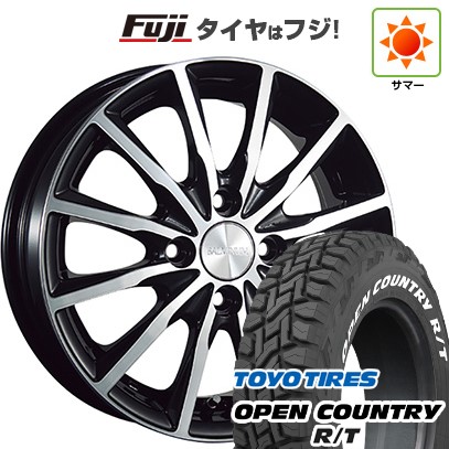 【新品 軽自動車】タフト ソリオ 夏タイヤ ホイール4本セット 165/65R15 トーヨー オープンカントリー R/T RWL/RBL ブリヂストン バルミナ A12 4.5J 15インチ(送料無料)