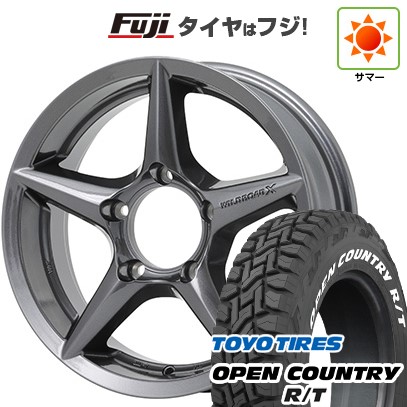 【新品】ジムニー 夏タイヤ ホイール4本セット 185/85R16 トーヨー オープンカントリー R/T RWL/RBL アピオ ワイルドボア X2 16インチ(送料無料)｜フジ スペシャルセレクション