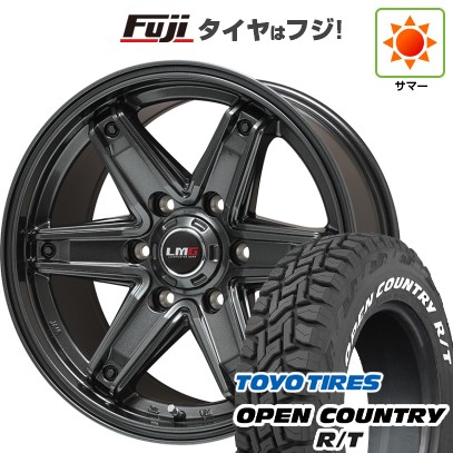 【新品】プラド/ハイラックス 夏タイヤ ホイール4本セット 265/65R17 トーヨー オープンカントリー R/T RWL/RBL レアマイスター LMG エトナ(ディープグレー) 17インチ(送料無料)|フジ スペシャルセレクション
