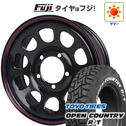 【新品】ジムニー 夏タイヤ ホイール4本セット 185/85R16 トーヨー オープンカントリー R/T RWL/RBL モリタ デイトナズ G2 5.5J 16インチ(送料無料)｜フジ スペシャルセレクション