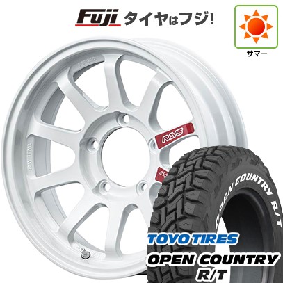 【新品】ジムニー 夏タイヤ ホイール4本セット 185/85R16 トーヨー オープンカントリー R/T RWL/RBL RAYS レイズ A LAP-J PRO 16インチ(送料無料) サマータイヤ｜フジ スペシャルセレクション 127,300円