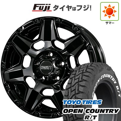 【新品】デリカD5 夏タイヤ ホイール4本セット 235/70R16 トーヨー オープンカントリー R/T RWL/RBL クライメイト スワット(SBC) 16インチ(送料無料)｜フジ スペシャルセレクション