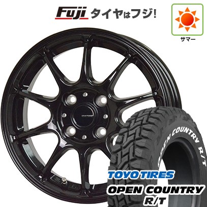 【新品 軽自動車】タフト ソリオ 夏タイヤ ホイール4本セット 165/65R15 トーヨー オープンカントリー R/T RWL/RBL ホットスタッフ ジースピード G-07 4.5J 15インチ(送料無料)