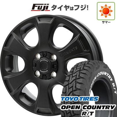 【新品 軽自動車】軽トラ 夏タイヤ ホイール4本セット 165/80R14 97/95N トーヨー オープンカントリー R/T RWL/RBL WEDS ウェッズ クロスオーバーガーメンツ Style A 4.5J 14インチ(送料無料)｜フジ スペシャルセレクション