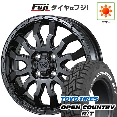 【新品 軽自動車】タフト ソリオ 夏タイヤ ホイール4本セット 165/65R15 トーヨー オープンカントリー R/T RWL/RBL トピー ヴァブロ RR-01 4.5J 15インチ(送料無料)