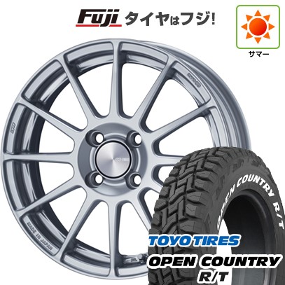 【新品 軽自動車】タフト ソリオ 夏タイヤ ホイール4本セット 165/65R15 トーヨー オープンカントリー R/T RWL/RBL ENKEI エンケイ PerformanceLine PF03 5J 15インチ(送料無料)