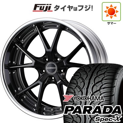 【新品国産車用5穴114.3】 夏タイヤ ホイール4本セット 235/55R20 ヨコハマ PARADA Spec-X WEDS ウェッズ マーベリック 905S 8.5J 20インチ(送料無料)