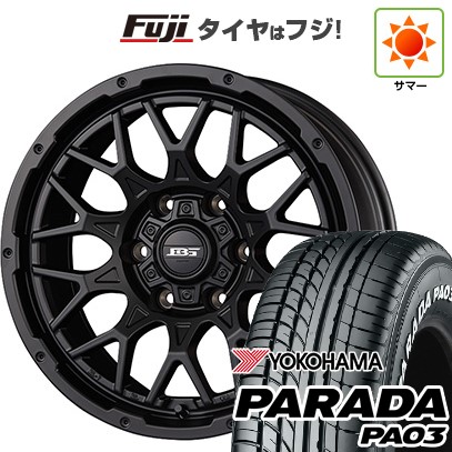 【新品】ハイエース200系 夏タイヤ ホイール4本セット 215/65R16 109/107S ヨコハマ PARADA PA03 ホワイトレター コーセイ ボトムガルシア シャドウバーツ 6.5J 16インチ(送料無料)|フジ スペシャルセレクション