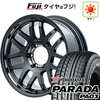 【新品】ハイエース200系 夏タイヤ ホイール4本セット 225/50R18 107/105H ヨコハマ PARADA PA03 ホワイトレター RAYS レイズ A LAP-07X 2324 LIMITED EDITION 8J 18インチ(送料無料)