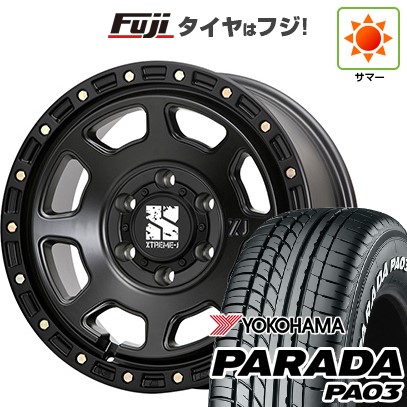 【新品】ハイエース200系 夏タイヤ ホイール4本セット 215/65R16 109/107S ヨコハマ PARADA PA03 ホワイトレター MLJ エクストリームJ XJ07 6.5J 16インチ(送料無料)|フジ スペシャルセレクション