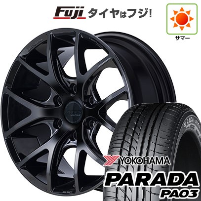 【新品】ハイエース200系 夏タイヤ ホイール4本セット 215/60R17 109/107S ヨコハマ PARADA PA03 ホワイトレター エムテクノ M.T.S.JAPAN SSL6 17インチ(送料無料)