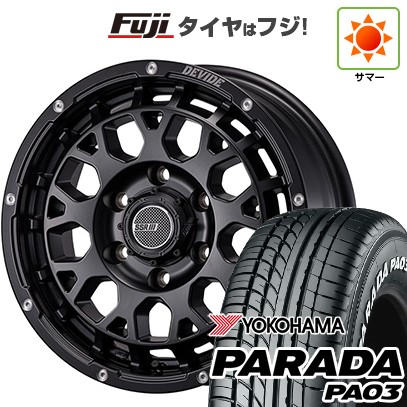 【新品】ハイエース200系 夏タイヤ ホイール4本セット 215/65R16 109/107S ヨコハマ PARADA PA03 ホワイトレター SSR ディバイド G:M 6.5J 16インチ(送料無料)