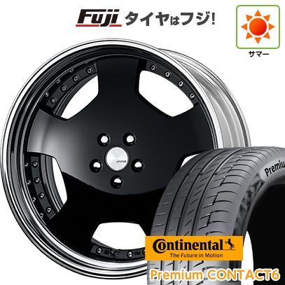 【新品】40系アルファード/ヴェルファイア用 夏タイヤ ホイール4本セット 245/40R21 コンチネンタル コンチ プレミアムコンタクト6(限定) WORK ワーク ランベック LDZ 9J 21インチ(送料無料)