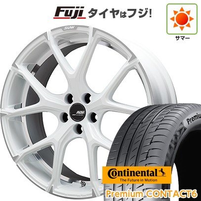 【新品国産車用5穴114.3】 夏タイヤ ホイール4本セット 245/40R21 コンチネンタル コンチ プレミアムコンタクト6(限定2024年製) クライメイト SUW アリアLM-r 9J 21インチ(送料無料)|フジ スペシャルセレクション