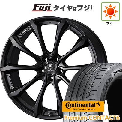 【新品】40系アルファード/ヴェルファイア用 夏タイヤ ホイール4本セット 245/40R21 コンチネンタル コンチ プレミアムコンタクト6(限定) WEDS ウェッズ クレンツェ ヴェルサム 030EVO 9J 21インチ(送料無料)