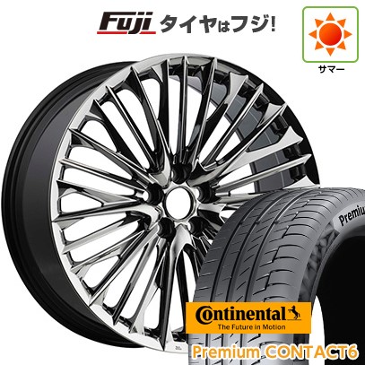 【新品】40系アルファード/ヴェルファイア用 夏タイヤ ホイール4本セット 245/40R21 コンチネンタル コンチ プレミアムコンタクト6(限定) WALD ヴァルド ジェニュインライン F-001 9J 21インチ(送料無料)