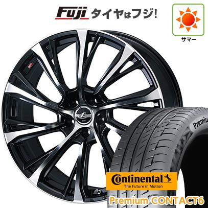 【新品】40系アルファード/ヴェルファイア用 夏タイヤ ホイール4本セット 245/40R21 コンチネンタル コンチ プレミアムコンタクト6(限定) WEDS ウェッズ レオニス JG トヨタ・レクサス車専用 8.5J 21インチ(送料無料)