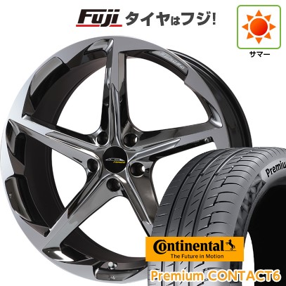【新品】40系アルファード/ヴェルファイア用 夏タイヤ ホイール4本セット 245/40R21 コンチネンタル コンチ プレミアムコンタクト6(限定) ACE AAF ブリエ FORGED SBCポリッシュ(平座) 8.5J 21インチ(送料無料)