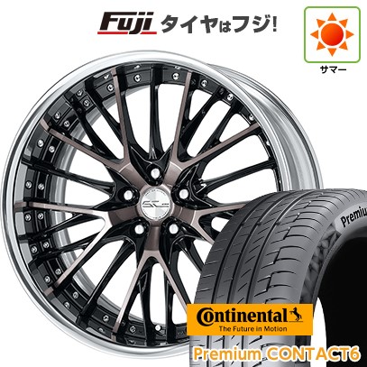 【新品】40系アルファード/ヴェルファイア用 夏タイヤ ホイール4本セット 245/40R21 コンチネンタル コンチ プレミアムコンタクト6(限定) WORK ワーク シュヴァート SG2 8.5J 21インチ(送料無料)