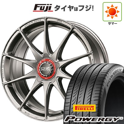 【新品国産車用5穴114.3】 夏タイヤ ホイール4本セット 225/45R18 ピレリ パワジー OZ フォーミュラHLT 7.5J 18インチ(送料無料)|フジ スペシャルセレクション