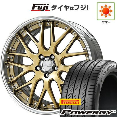 【新品国産車用5穴114.3】 夏タイヤ ホイール4本セット 245/40R20 ピレリ パワジー WORK ワーク ランベック LM1 8J 20インチ(送料無料)