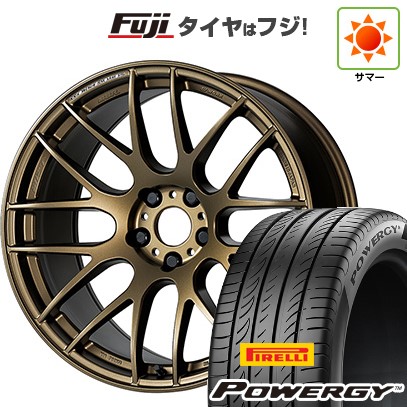 【新品国産車用5穴114.3】 夏タイヤ ホイール4本セット 225/60R17 ピレリ パワジー WORK ワーク エモーション M8R 7J 17インチ(送料無料)|フジ スペシャルセレクション